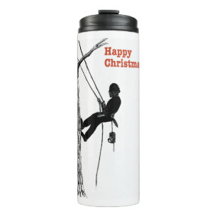 Birthday CarArb Art Arborist Tree Chirurg Chainsaw Thermosbecher
