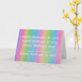 BIRTHDAY CARD ART&DESIGN STYLE KARTE (Gelbe Blume)