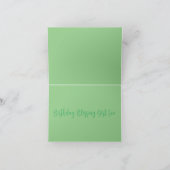 BIRTHDAY CARD ART&DESIGN STYLES KARTE (Innenseite)