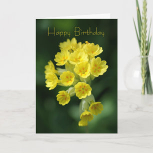 Birthday Card behalten - Wilde Blume - Cowslip Karte