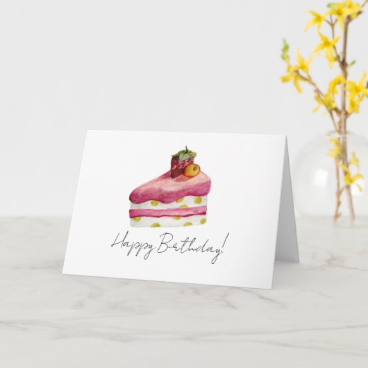 Birthday Card: Birthday Bash Collection: 202 Karte (Gelbe Blume)