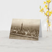Birthday Card - Blackpool Tower Karte (Gelbe Blume)