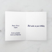 Birthday Card Brixham Harbour Karte (Innenseite)