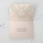 Birthday Card Bunny Rabbit Angel Princess Karte (Innenseite)