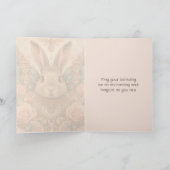 Birthday Card Bunny Rabbit Angel Princess Karte (Innenseite)