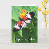 Birthday Card Butterfly with Kafka Quote Karte (Gelbe Blume)