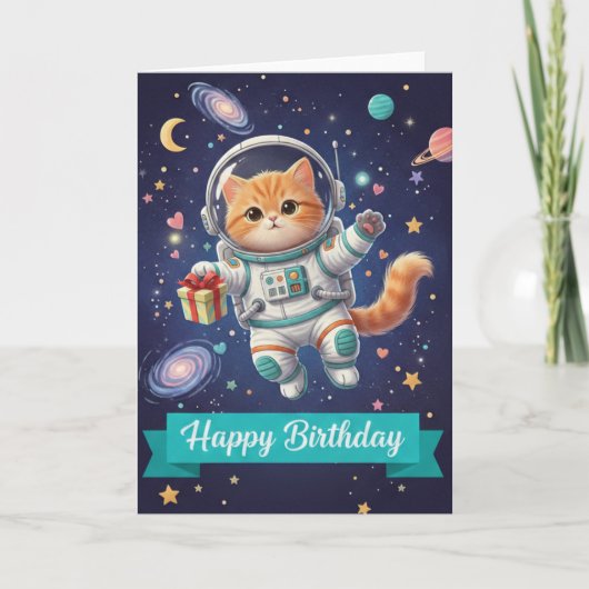 birthday card cat for women karte (Vorderseite)