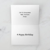 Birthday Card - Cité de Carcassonne, Frankreich Karte (Innenseite)