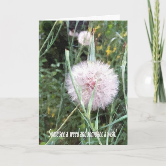 BIRTHDAY CARD: Dandelion Wish_ Card Karte (Vorderseite)