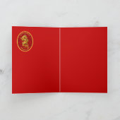 Birthday Card des chinesischen Drachen 2024 Karte (Innenseite)