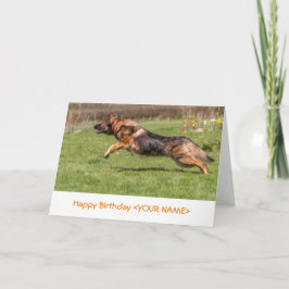 Birthday Card Deutscher Schäferhund Karte