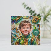 BIRTHDAY CARD ~ Dinosaur Fan ~ Young Boy ~ (Stehend Vorderseite)