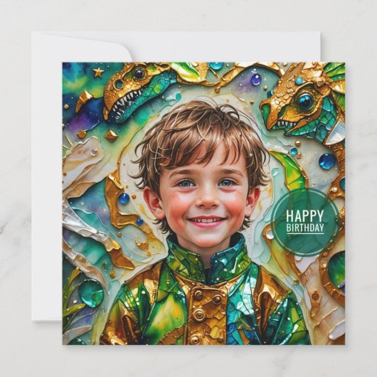 BIRTHDAY CARD ~ Dinosaur Fan ~ Young Boy ~ (Vorderseite)