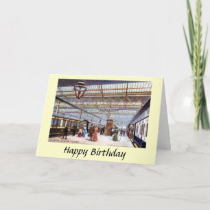 Birthday Card - Euston Station, London Karte