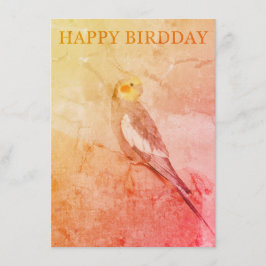 Birthday Card for Bird Lovers Begleitkarte