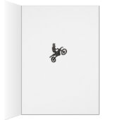 Birthday Card for boy with motocross sketch (Innen (Rechts))