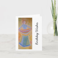 Birthday card for female, originales Artwork,