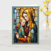 Birthday Card for Mom Religious Karte (Gelbe Blume)