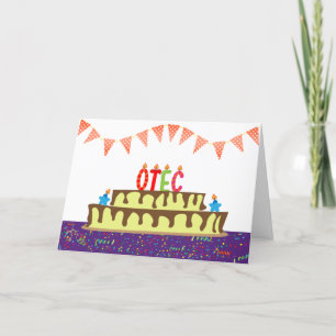 Birthday Card for Otec Karte