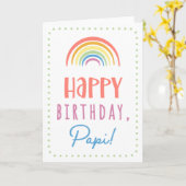 Birthday Card for Papi Karte (Gelbe Blume)
