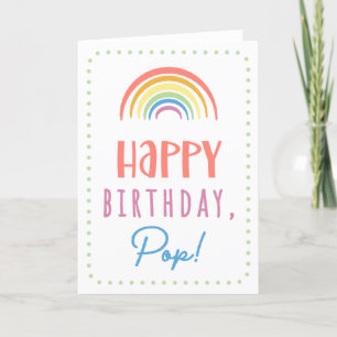 Birthday Card for Pop Karte