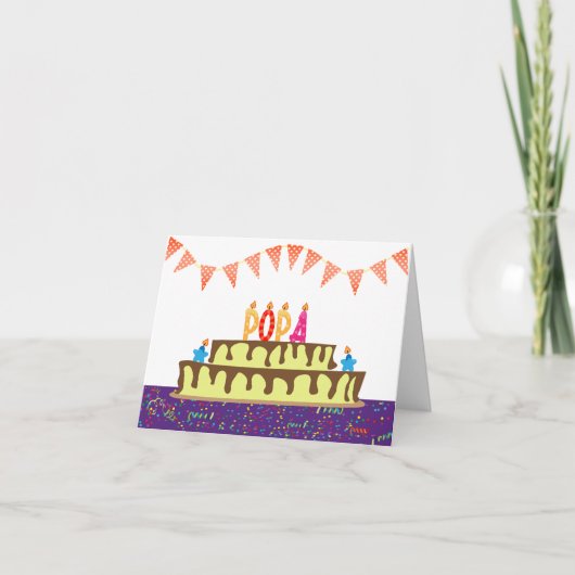 Birthday Card for Popa Karte (Vorderseite)
