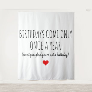 BIRTHDAY CARD FUNNY NAUGHTY WANDTEPPICH