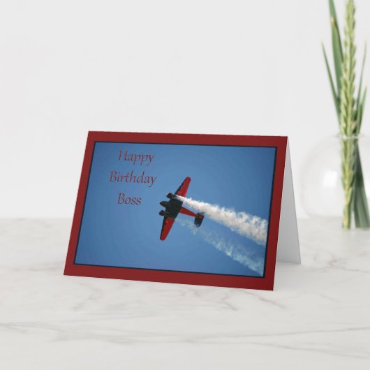 Birthday Card für Boss Karte (Vorderseite)