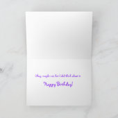 Birthday Card (Humorous) Karte (Innenseite)