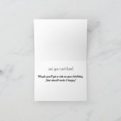 Birthday Card Karte (Innenseite)