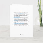 Birthday Card Karte (Rückseite)