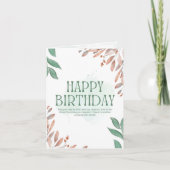 birthday card karte (Vorderseite)