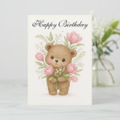 Birthday card karte (Stehend Vorderseite)