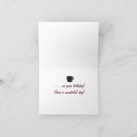 Birthday Card Karte (Innenseite)