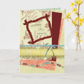 Birthday Card Karte (Gelbe Blume)