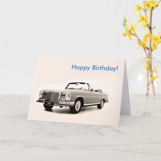 Birthday Card Karte (Gelbe Blume)