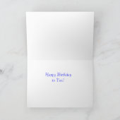 Birthday Card Karte (Innenseite)