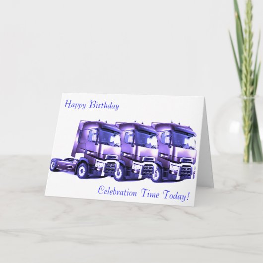 Birthday Card Karte (Vorderseite)
