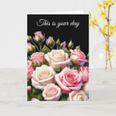 Birthday Card Karte (Gelbe Blume)