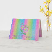 BIRTHDAY CARD KARTE (Gelbe Blume)