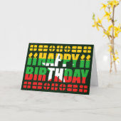Birthday Card Karte (Gelbe Blume)