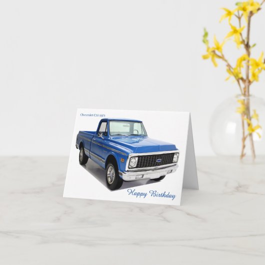 Birthday Card Karte (Gelbe Blume)