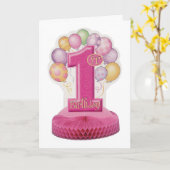 Birthday Card Karte (Gelbe Blume)