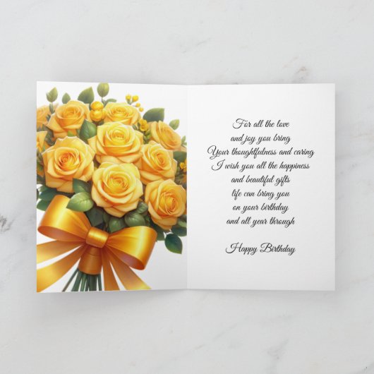 Birthday Card Karte (Innenseite)