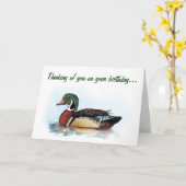 Birthday Card Karte (Gelbe Blume)