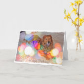 Birthday Card Karte (Gelbe Blume)