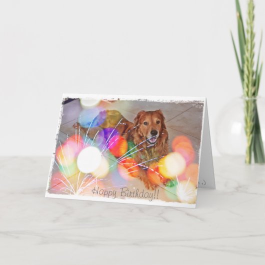 Birthday Card Karte (Vorderseite)