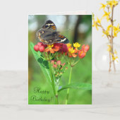 Birthday Card Karte (Gelbe Blume)
