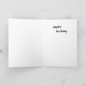 Birthday Card - Lightning Strike Karte (Innenseite)