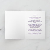 Birthday Card lila Space Capricorn Karte (Innenseite)